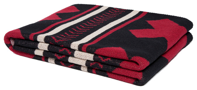 Mesa Throw, Red, Black