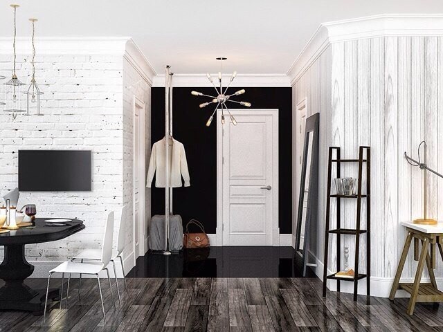 Дизайн-перепланировка стандартной однокомнатной квартиры