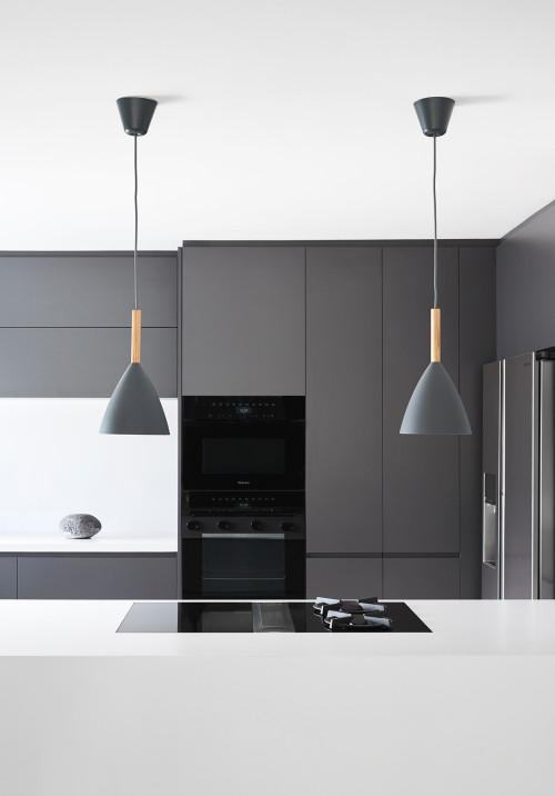 Black And Silver Kitchens Design Ideas