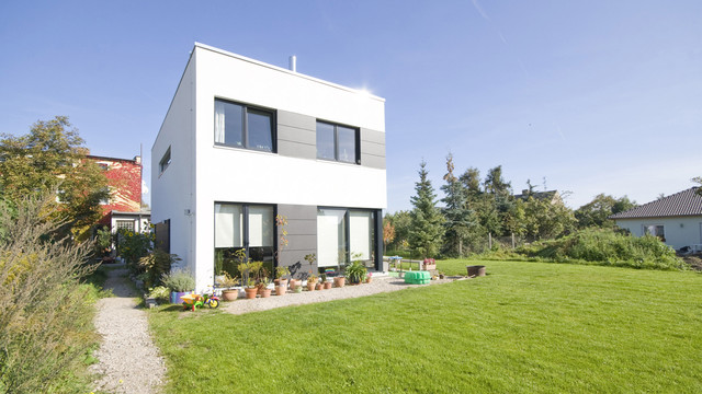 D House moderno-facciata