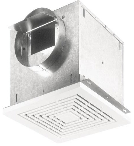 Broan Lo Sone Exhaust Fan 100 Cfm 6 Duct Modern Bathroom