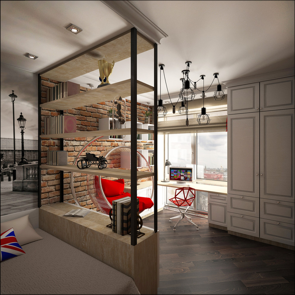 Яркий лофт (детская в стиле лофт)