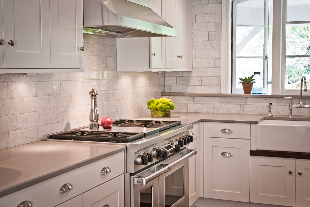 Inspiration for a transitional kitchen remodel in Chicago