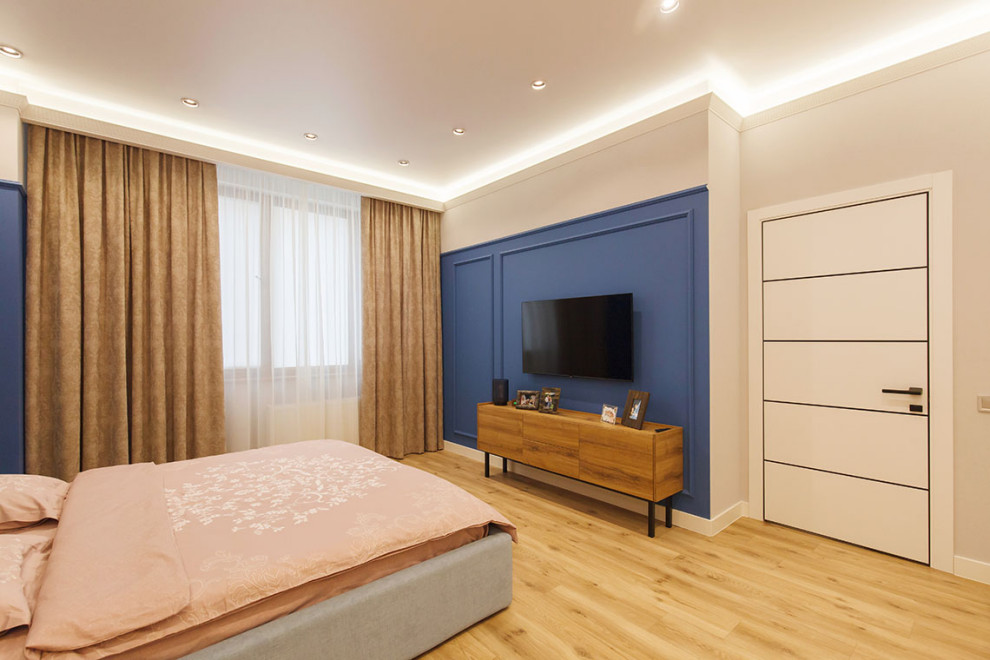 Современный ремонт трехкомнатной квартиры 114 м2