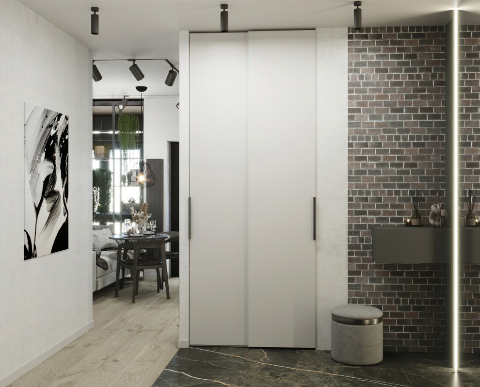 Квартира в современном стиле с элементами лофта