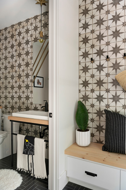 Honeysuckle transitional-bathroom
