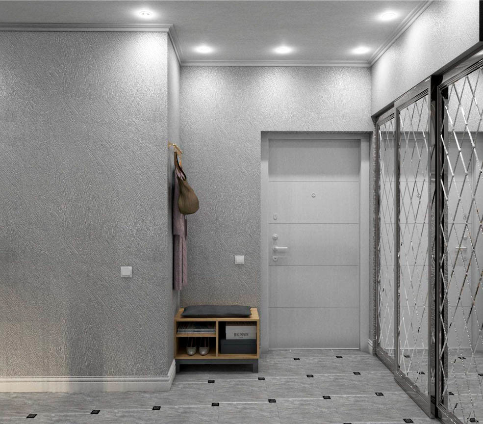 Просторная квартира в стиле современная классика