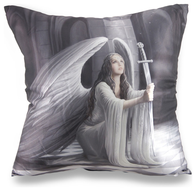 Anne Stokes The Blessing Gothic Angel Satin Decorative Throw