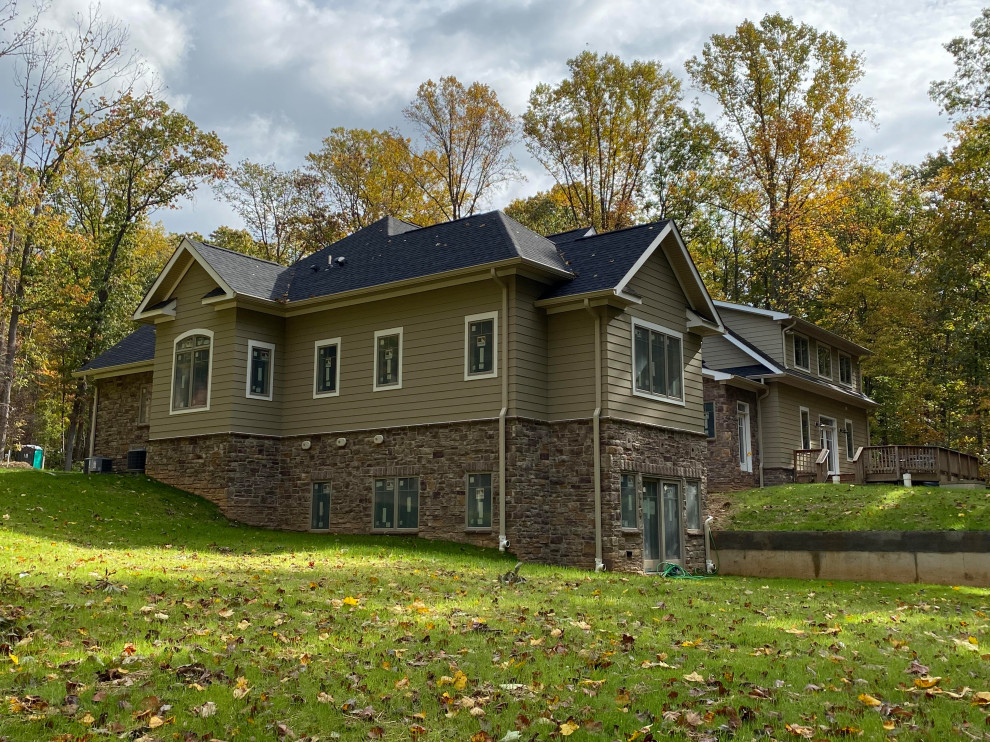 Dickerson, Traditional, Twophase custom home Traditional Exterior DC Metro by Fine Line