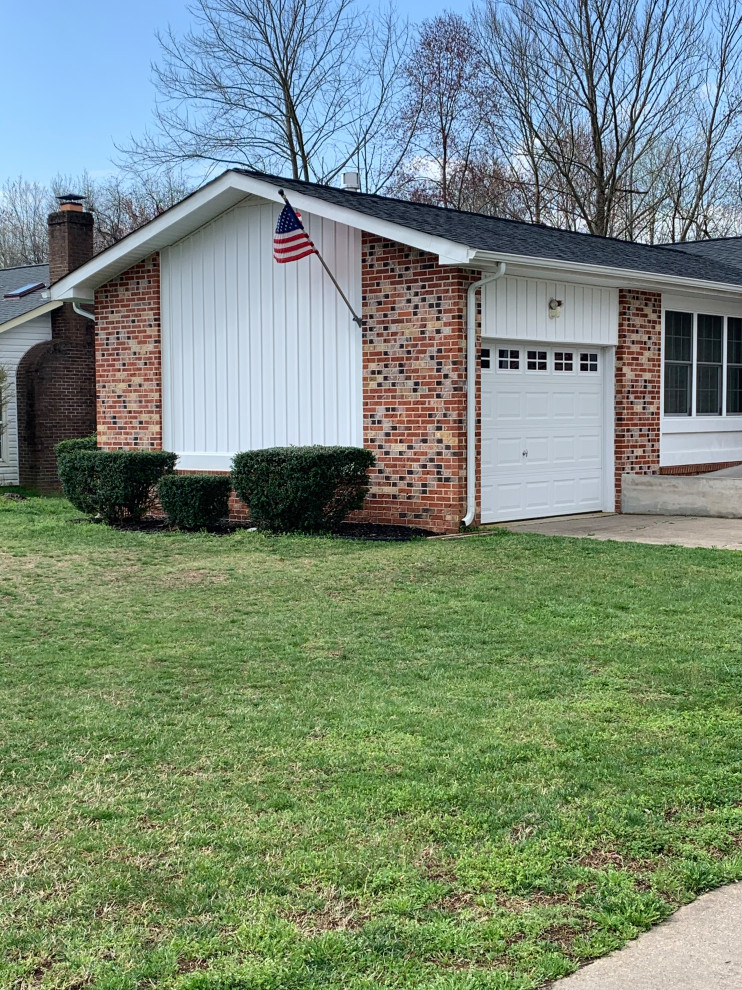 How can I make this blank exterior wall better?