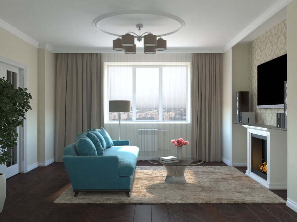 Интерьер квартиры 120 кв.м. в ЖК "Заельцовский"