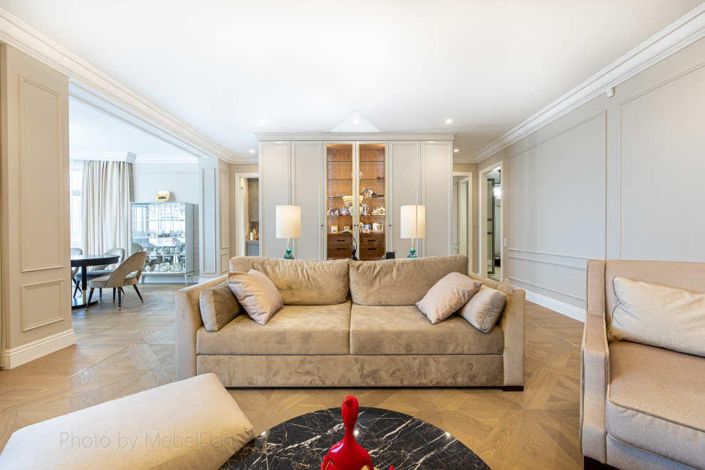 Добротная и умеренная классика на площади 160м2