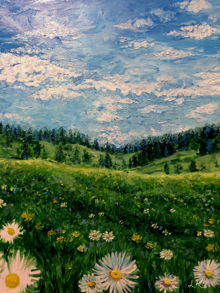 Природа; холст, масло