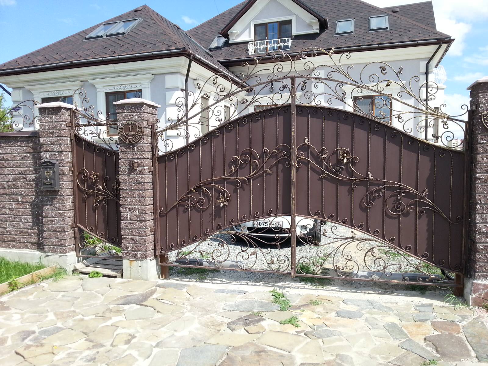 Кованые ворота и калитки