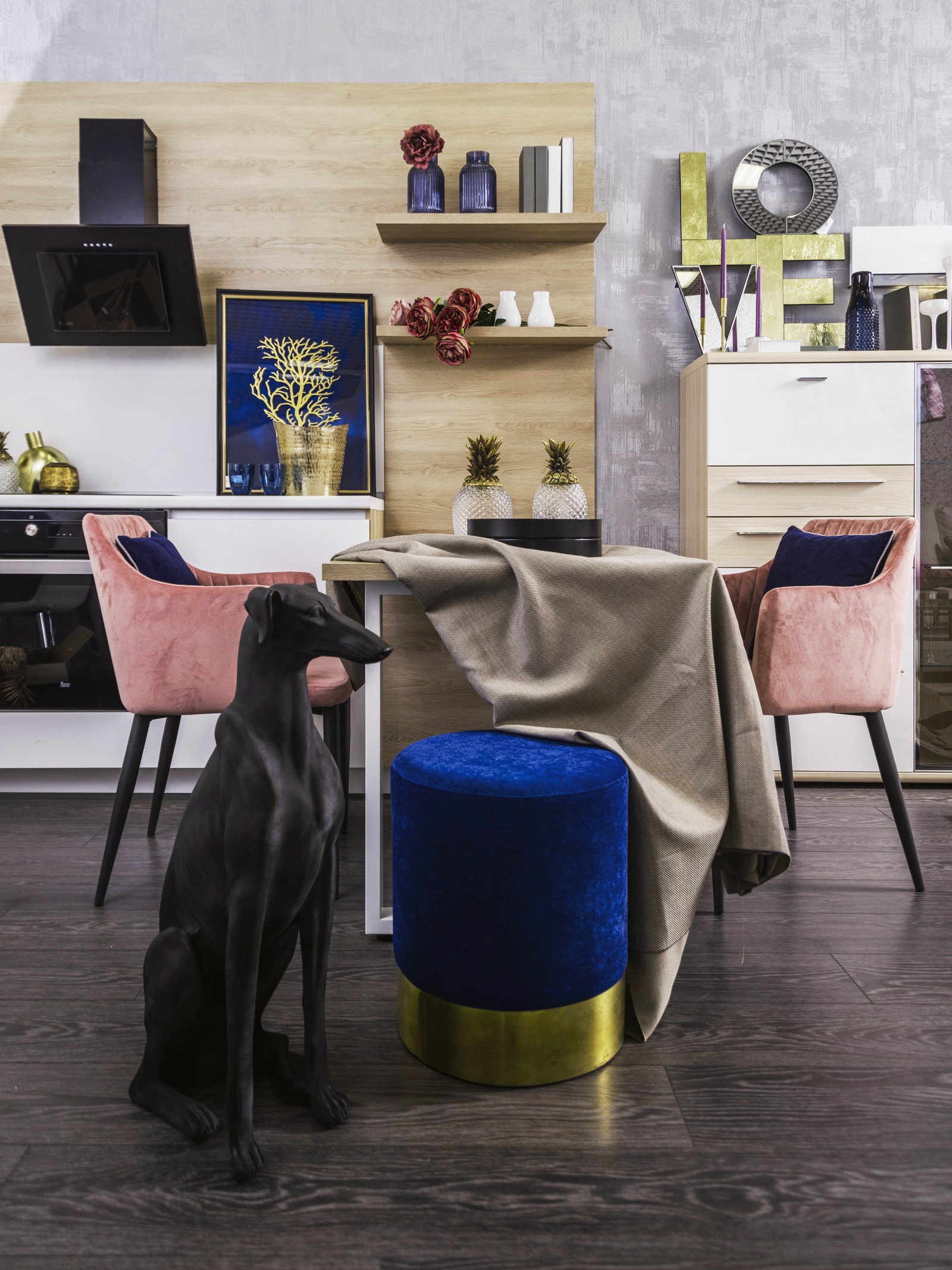 Стилизация интерьера квартиры в ТВК Калейдоскоп, г.Новосибирск