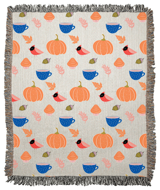 Autumn Vibes Woven Blanket, 50x60