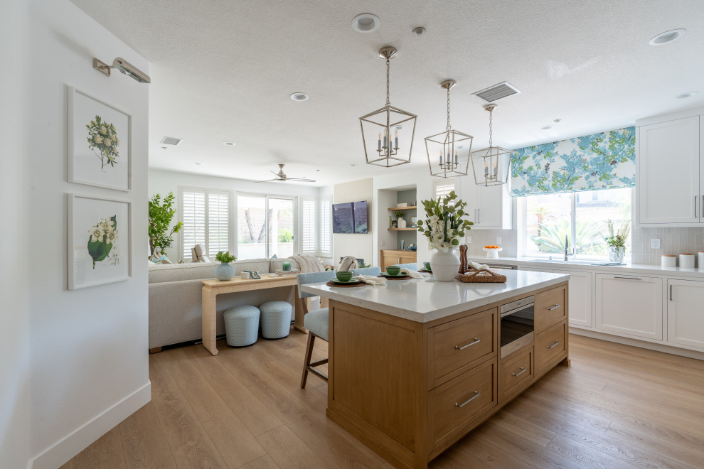 Inspiration for a transitional kitchen remodel in Orange County