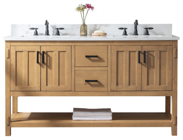 Harvey Farmhouse Bathroom Sink Vanity Light Spruce Transitional Vanities And Consoles By Urban Furnishing Houzz - Harvey Farmhouse Bathroom Sink Vanity Light Spruce 60 Harvey Farmhouse Bathroom Sink Vanity Light Spruce Transitional Vanities And Consoles By Urban Furnishing Houzz - Harvey Farmhouse Bathroom Sink Vanity Light Spruce 60