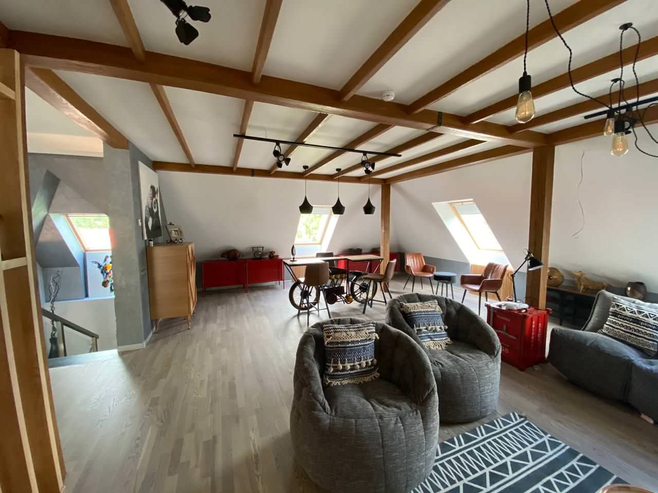 Мансарда в стиле лофт