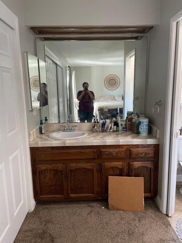 Vanity in deals master bedroom