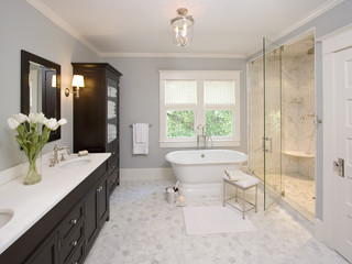Clawson Architects Projects traditional-bathroom