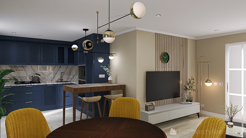 Трехкомнатная квартира в современном стиле