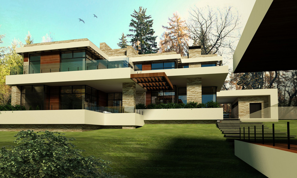 Проект индивидуального жилого дома. Каменка