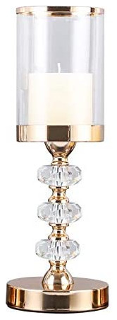 Candle Holder with Glass Cover
