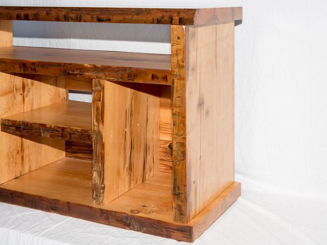 A/V-TV Stand from reclaimed Barn Beams