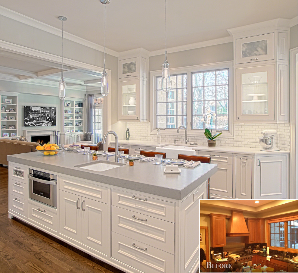 Kitchen - transitional kitchen idea in Chicago