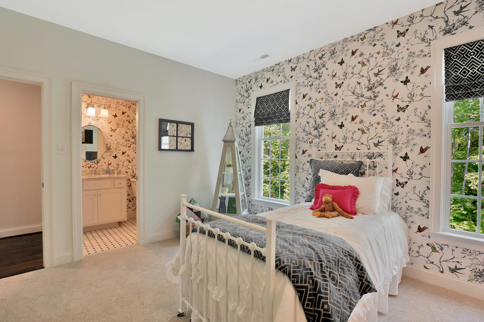 Design ideas for a traditional kids' room in Richmond.