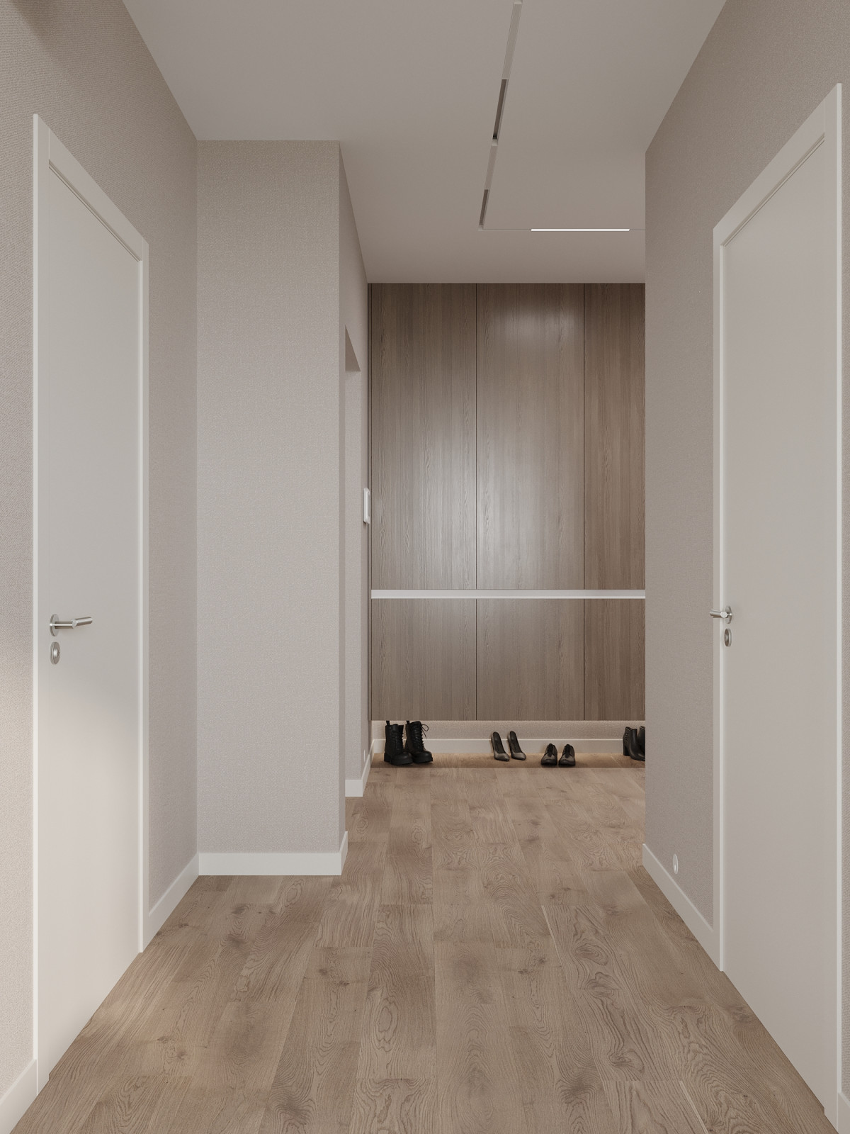 ЖК «Ultra City», квартира в стиле современный минимализм в теплой светлой гамме