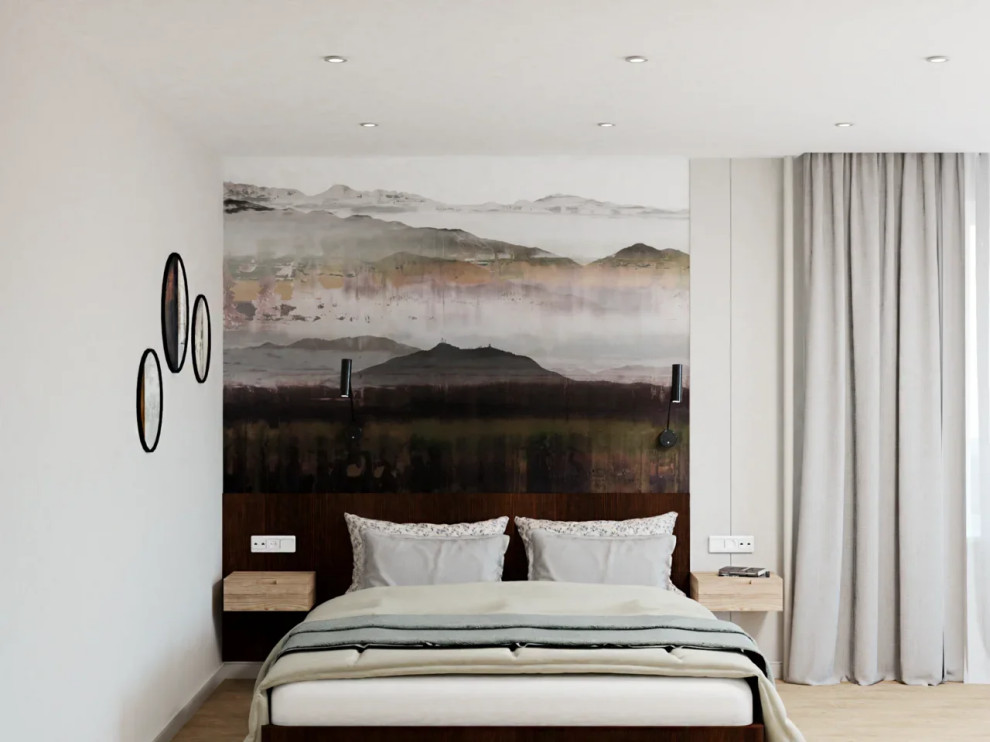 Дизайн спальни в стиле современного минимализма