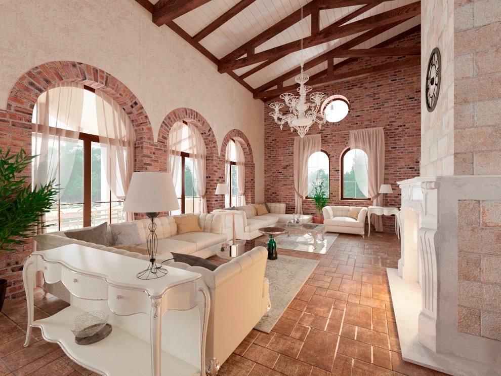 Гостиная у камина