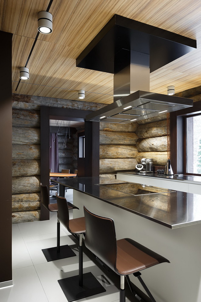 Бревенчатый загородный дом в Зеленогорске