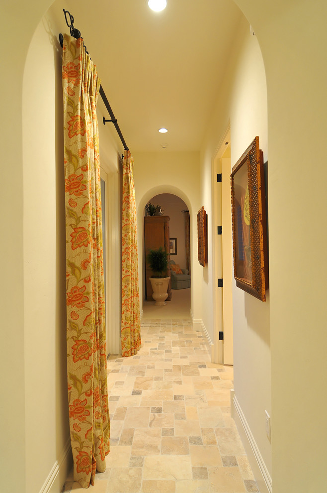 Hallway - mediterranean hallway idea in Other