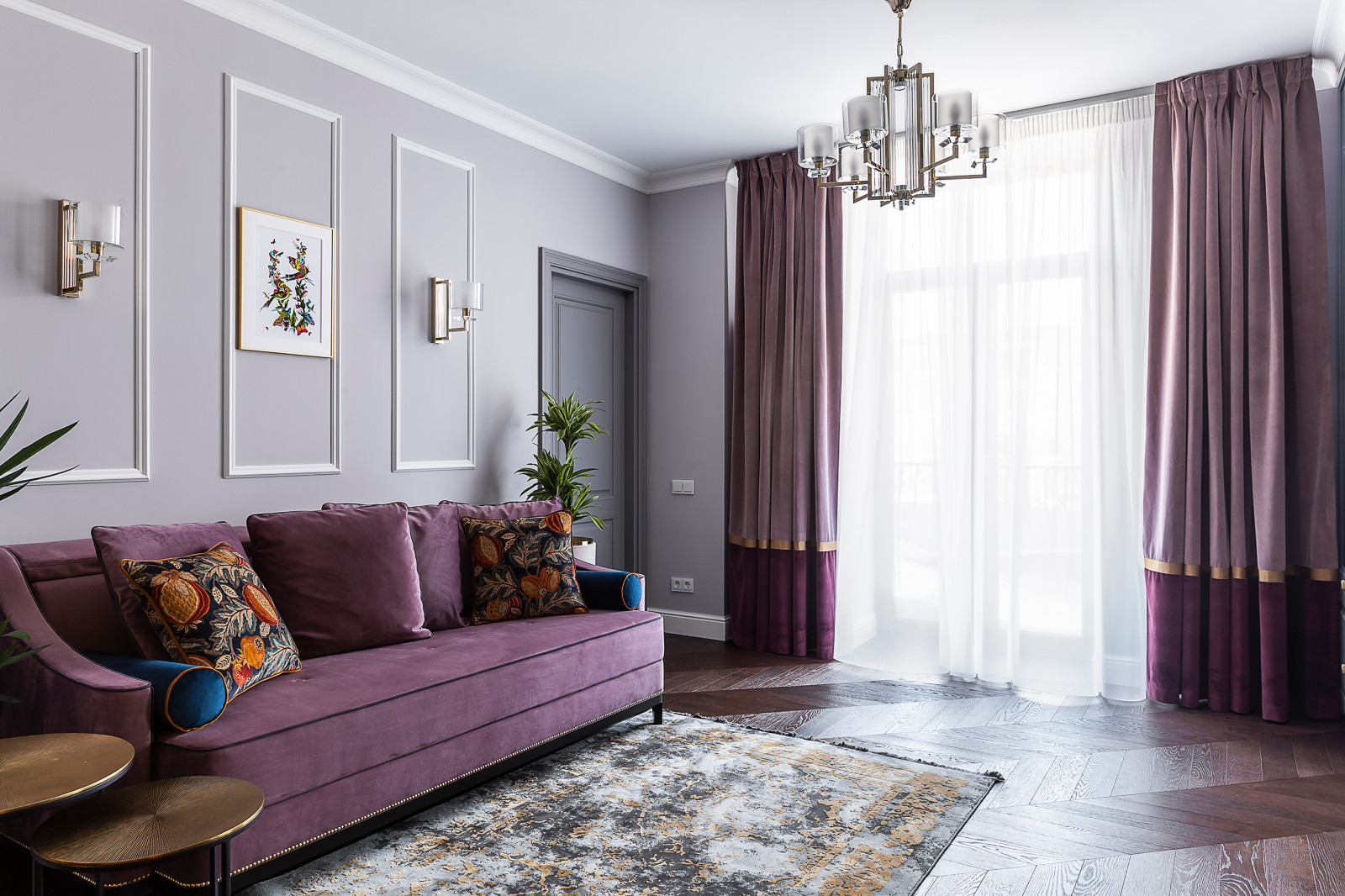 Глубина цвета. Гостиная