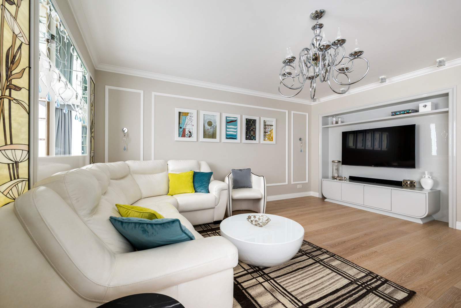 Интерьер квартиры в ЖК "Скай Форт"