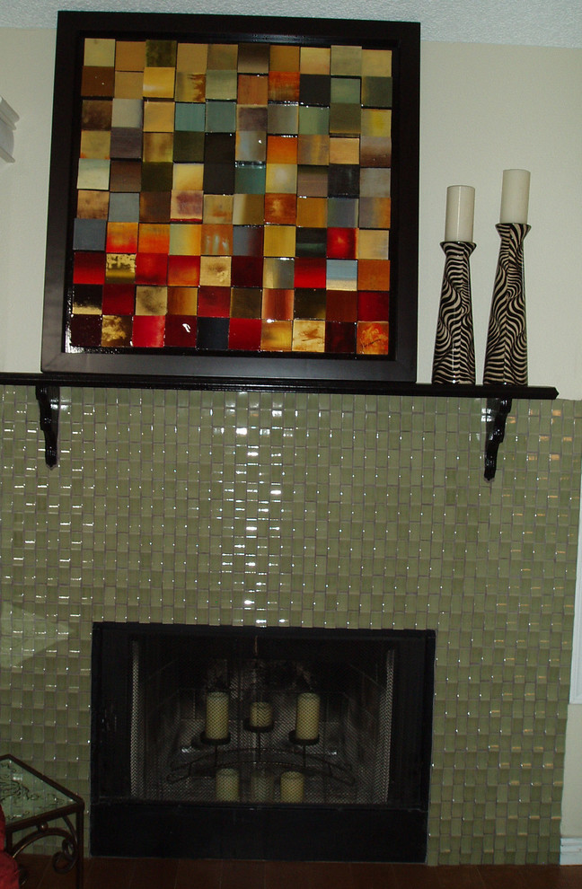 Focal Point Fireplace Wall - Eclectic - Living Room ...
