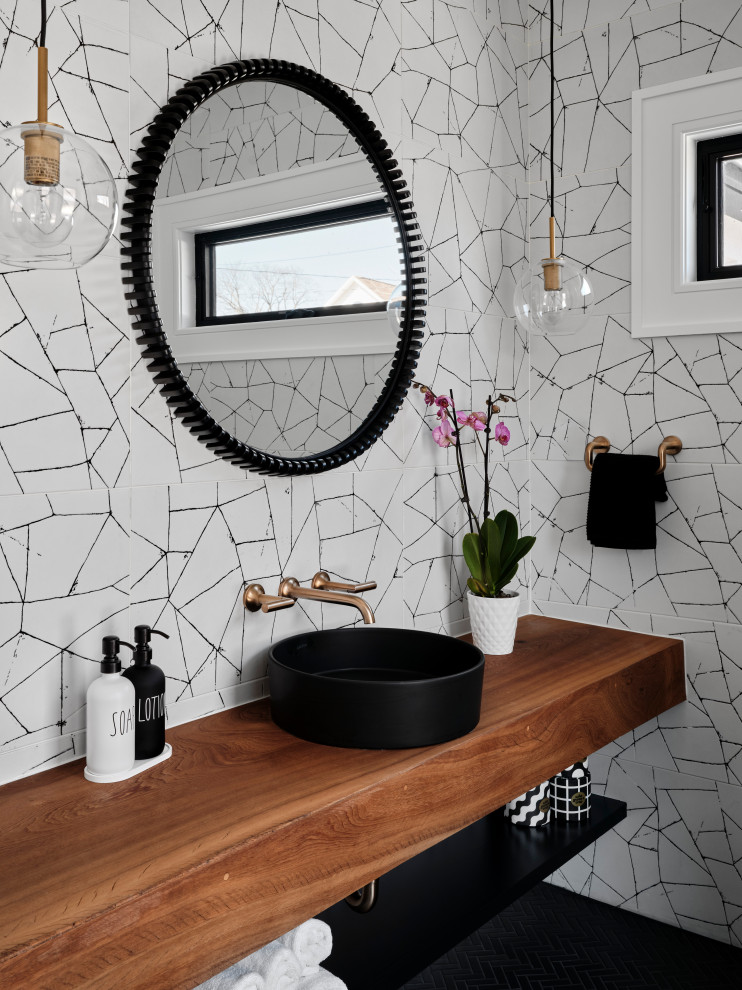 Franklin Custom Home - Transitional - Powder Room - New York - by Dawn ...