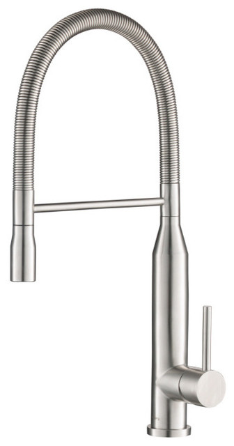 Glatt Semi Professional Stainless Steel Kitchen Faucet With Pull