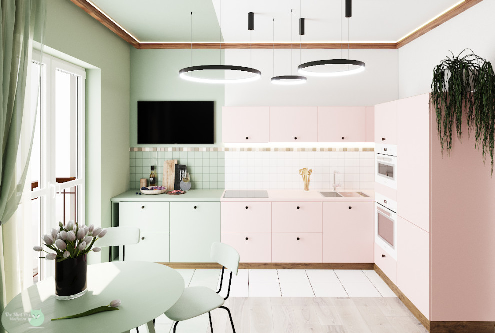 Однушка в стиле колор-блок ЖК Зеленоград Сити