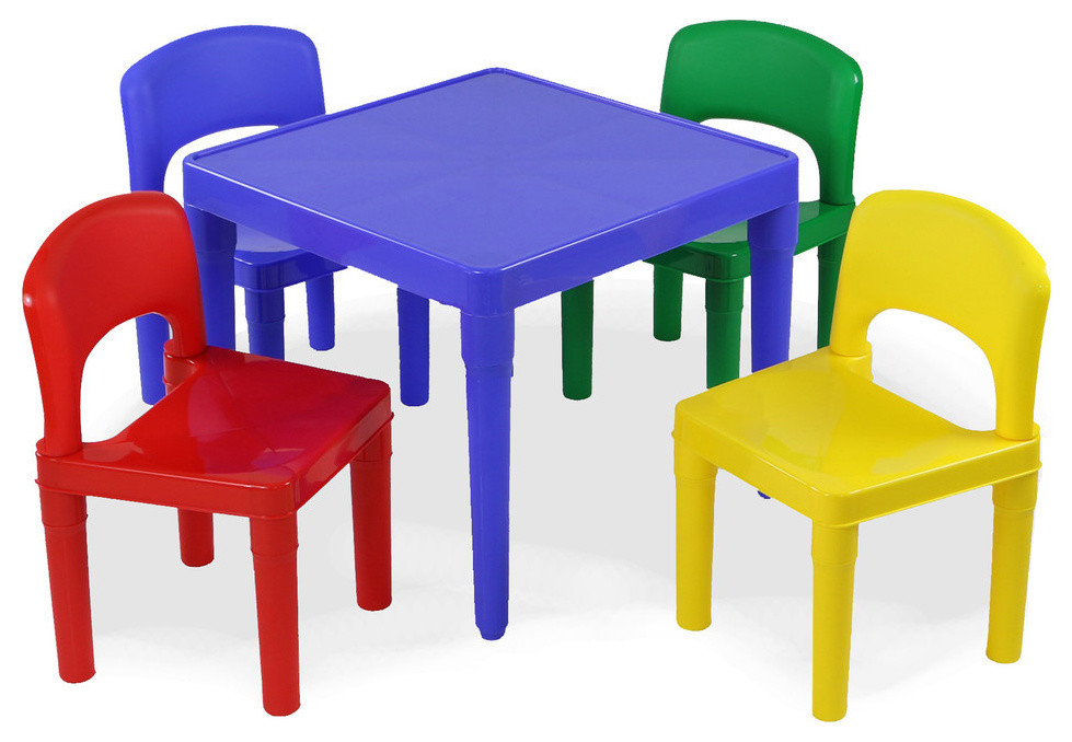 tot tutors plastic table and chair set