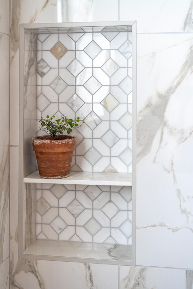 Mediterranean Modern Master Bathroom