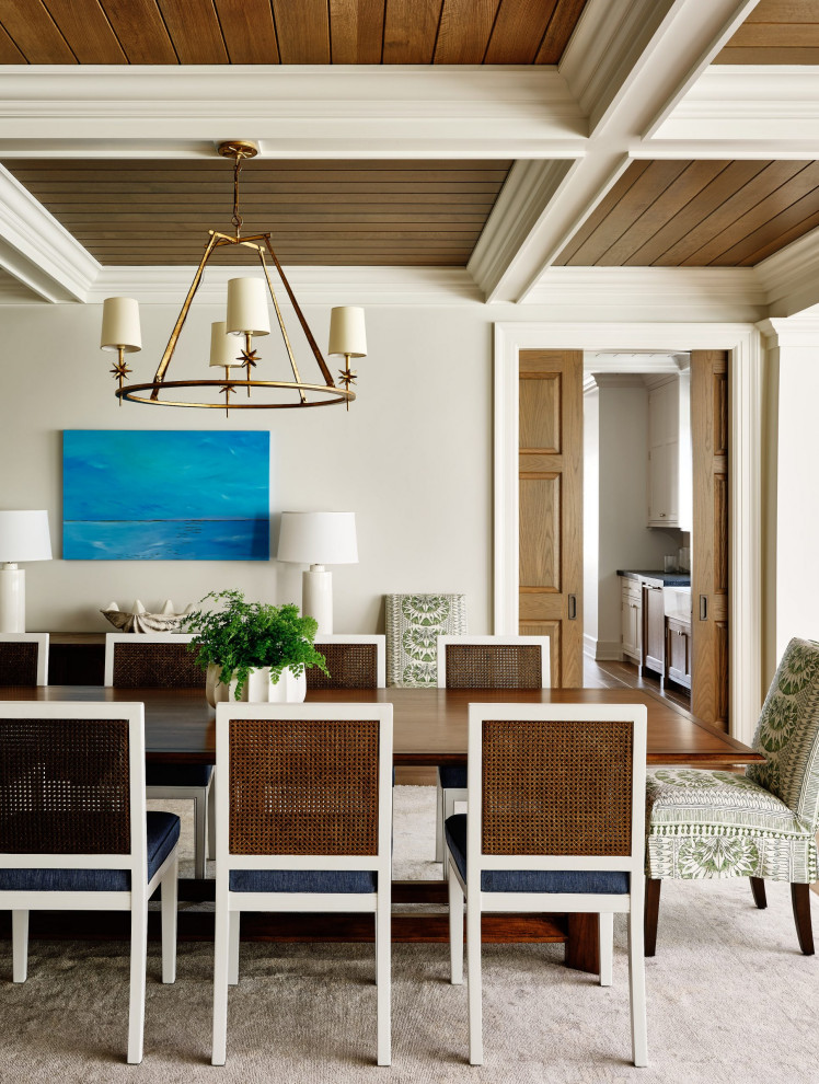 Watch Hill Coastal Classic - Beach Style - Dining Room - Providence ...