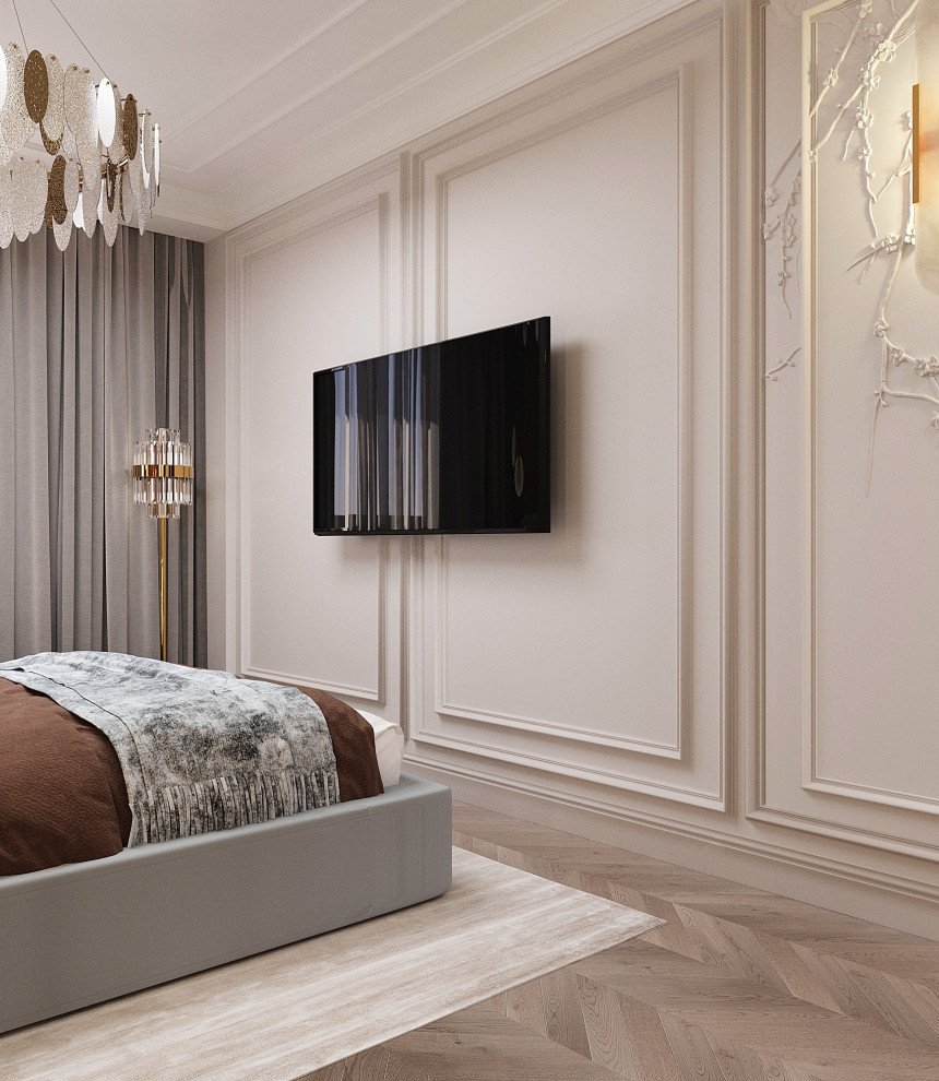 Яркие акценты.Квартира для большой семьи