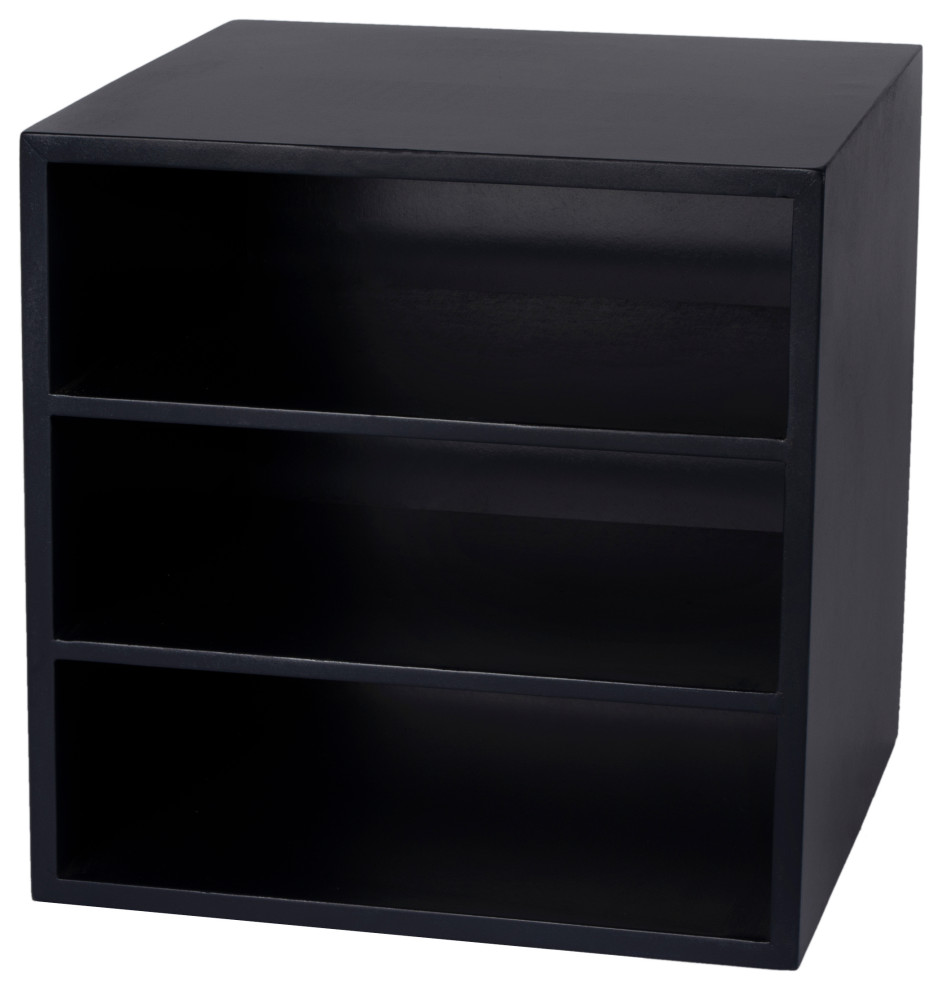 Cornelius Navy Stackable Bookcase Organizer Transitional Bookcases