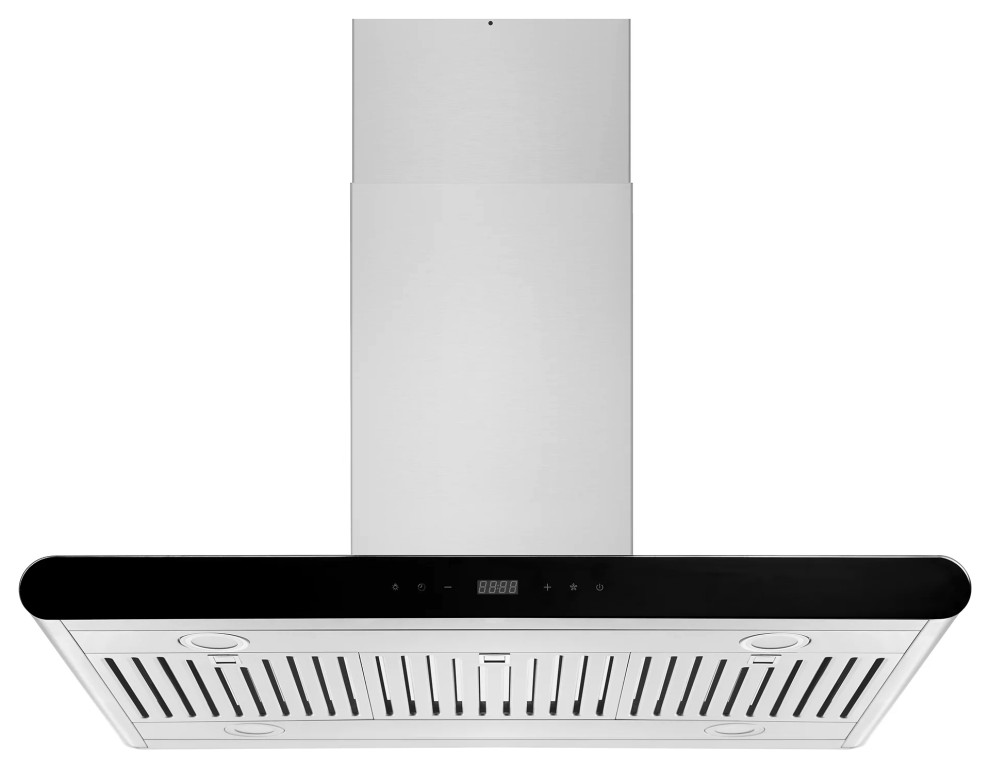 Empava 36" 400 Cfm Island Wall Mount Ducted Range Hood 36Rh10