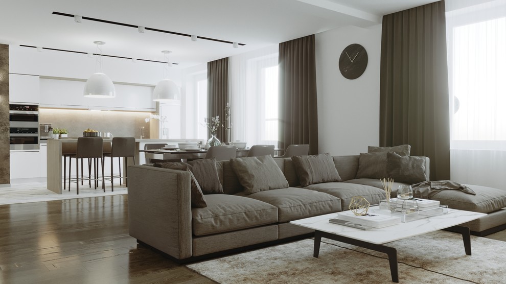 Проект современной квартиры г.Новосибирск