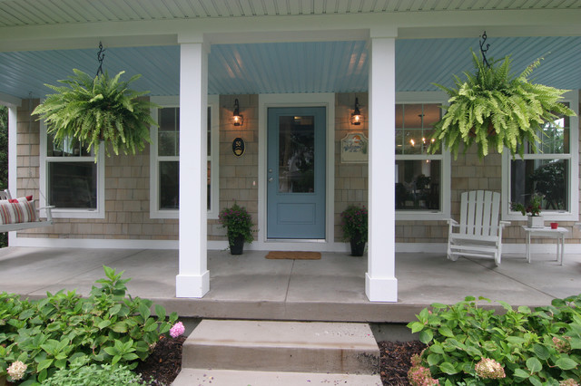 Cape Cod Style Home - Traditional - Porch - Grand Rapids ...